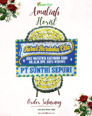 Papan Bunga Duka di Kebonarum