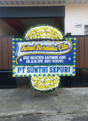 Papan Bunga Duka di Kebonarum