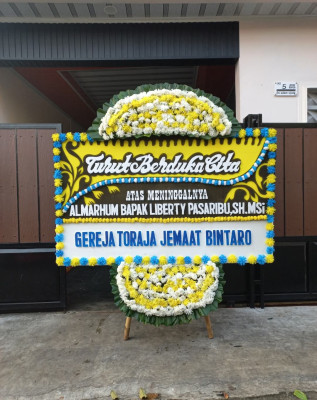 Papan Bunga Duka di Kebonarum